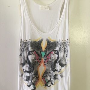 Zara basic white tank top